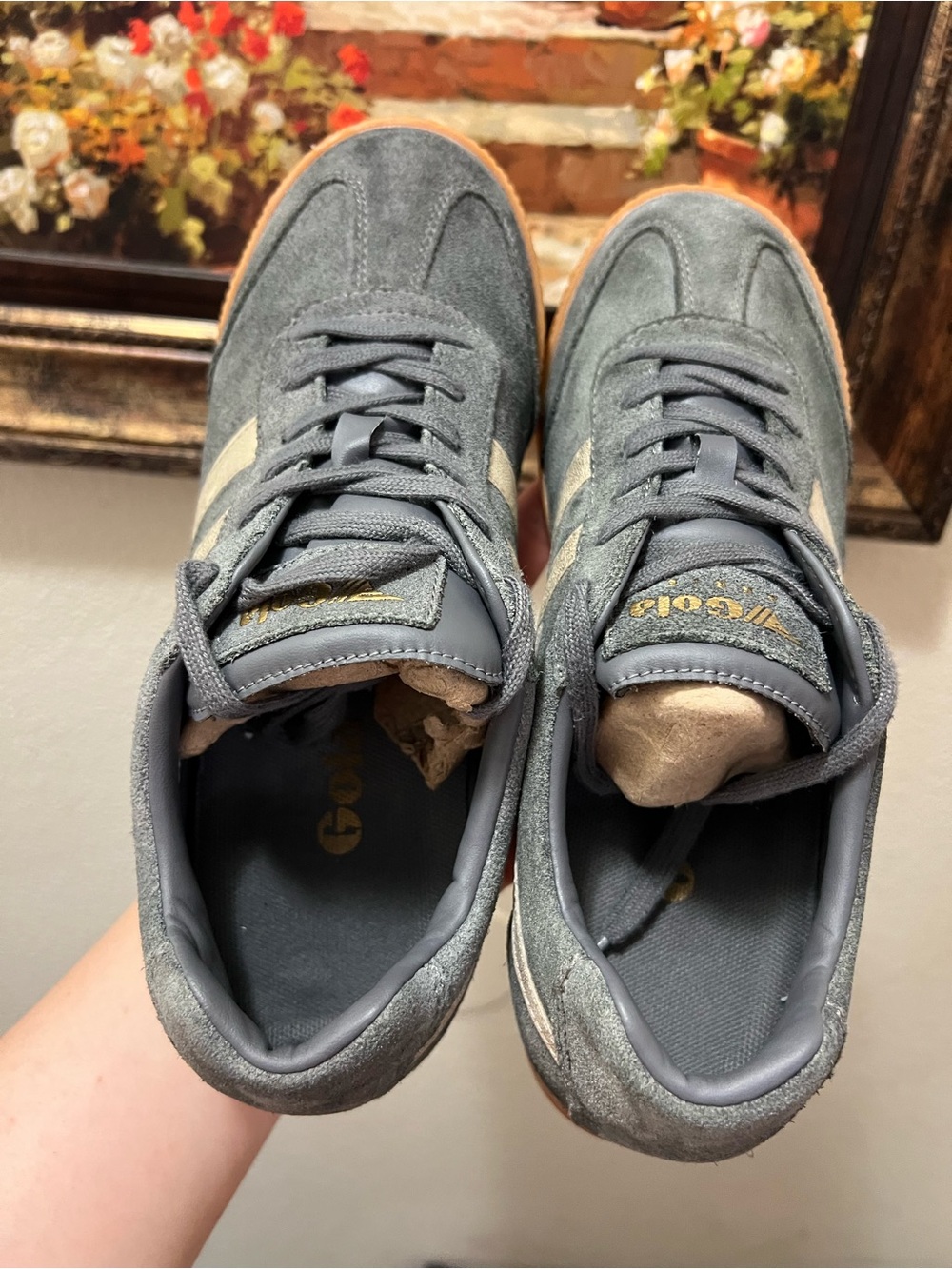 GOLA DAMEN HARRIER MIRROR Grau Gold sneakers - Picture 5 of 16